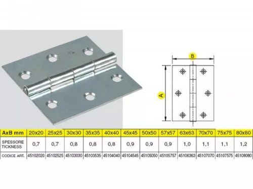 CSUKLÓSPÁNT IBFM 70X70 HORG./24 DB