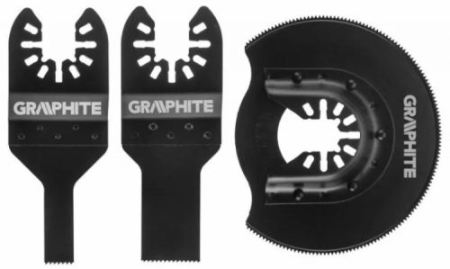 FŰRÉSZLAP KÉSZLET GRAPHITE 56H072 MULTIFUNKCIÓS GÉPHEZ, 3 DB