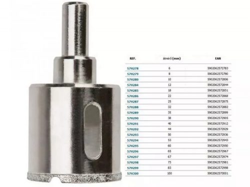 GYÉMÁNTFÚRÓ GRAPHITE  73 MM 57H298