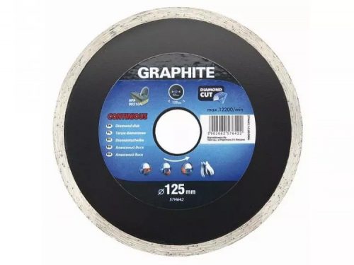 GYÉMÁNTVÁGÓ GRAPHITE  57H642 125MM VIZES