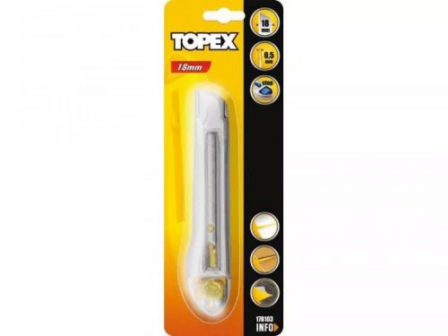 PVC KÉS TOPEX 17B103 18 MM FÉMH.TEK.