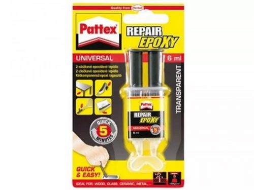 RAGASZTÓ PATTEX REPAIR EPOXY UNIVERSAL 6 ML KÉTKOMPONENSŰ 1519056 