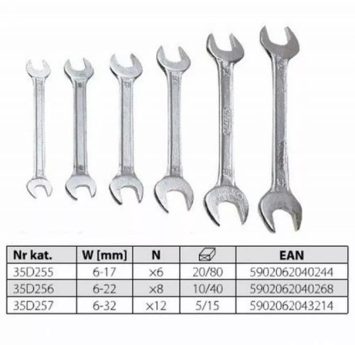 VILLÁSKULCS KÉSZLET TOP TOOLS 35D255 6-17 MM 6 R