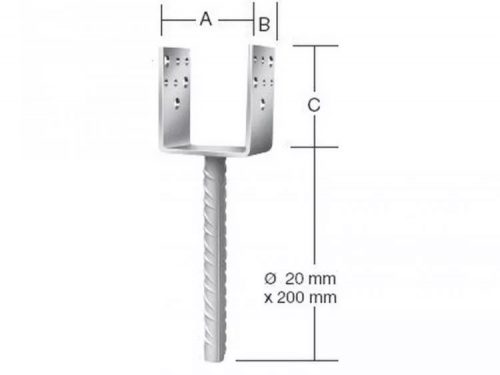 VORMANN OSZLOPTALP 71314 71X60X100 BET.