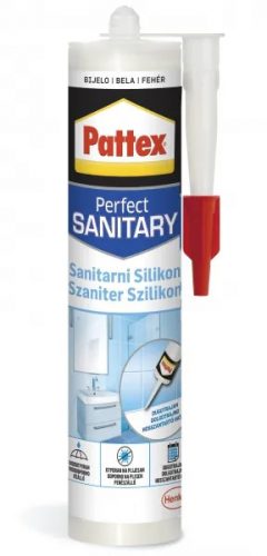 SZILIKON SZANITER PATTEX 280 ML  FEHÉR