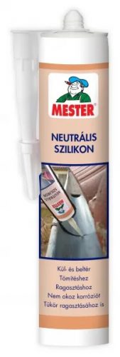 SZILIKON NEUTRÁLIS 280 ML. ÁTLÁTSZÓ  MESTER 