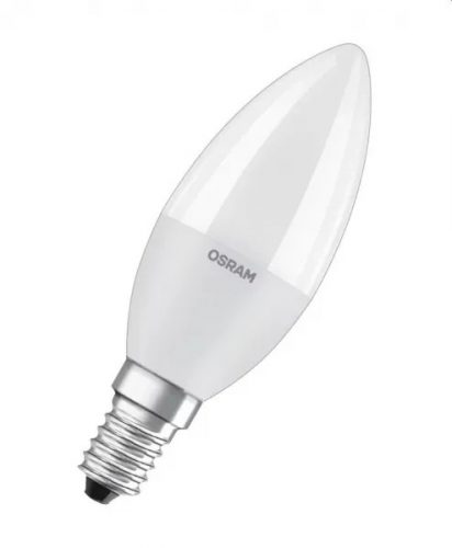 LED gyertya 7,5W E14 806lm 2700K meleg fehér fényforrás Ra80...Osram