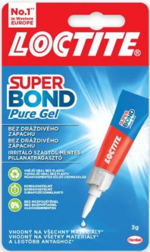 PILLANATRAGASZTÓ LOCTITE SUPER BOND PURE GÉL 3 GR