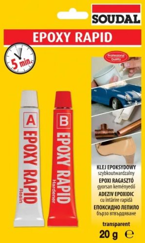 RAGASZTÓ EPOXY RAPID 2X10 GR SOUDAL