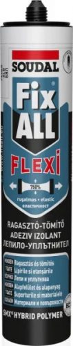 TÖMÍTŐ RAGASZTÓ FIX ALL FLEXI FEHÉR SZILIKON 290 ML SOUDAL 